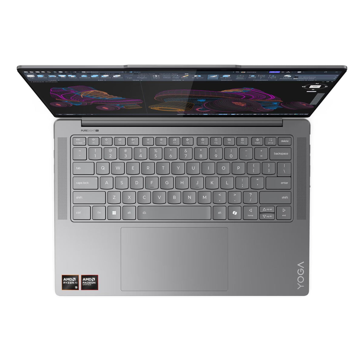 Yoga Pro 7 Copilot+ PC 14.5" 2.8K OLED Laptop Ryzen AI 9 32GB 1TB W11H Grey (Refurbished)