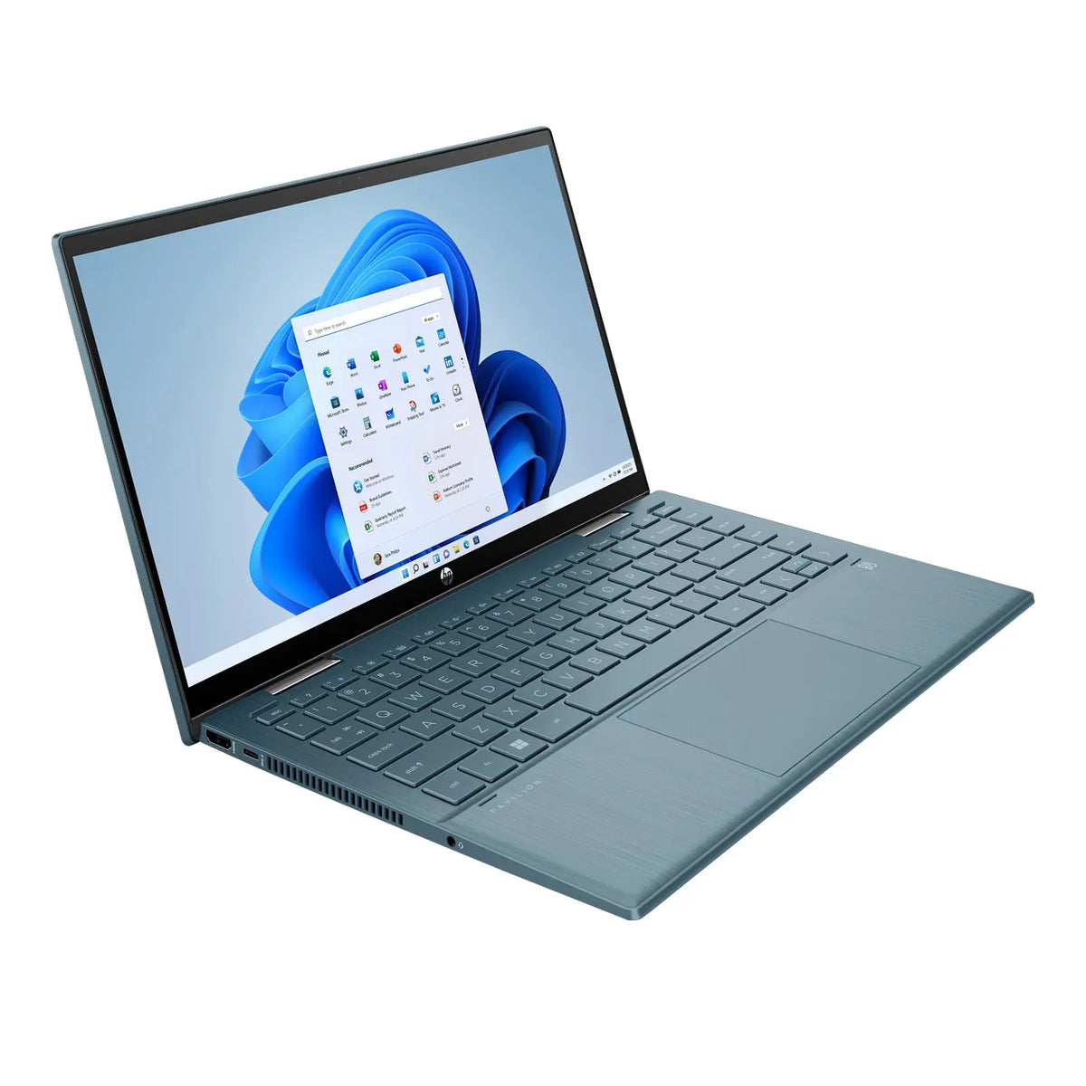 Pavilion x360 14" FHD 2-in-1 Laptop Pentium Gold 7505 8GB 256GB W11H Touch Spruce Blue (Refurbished) HP