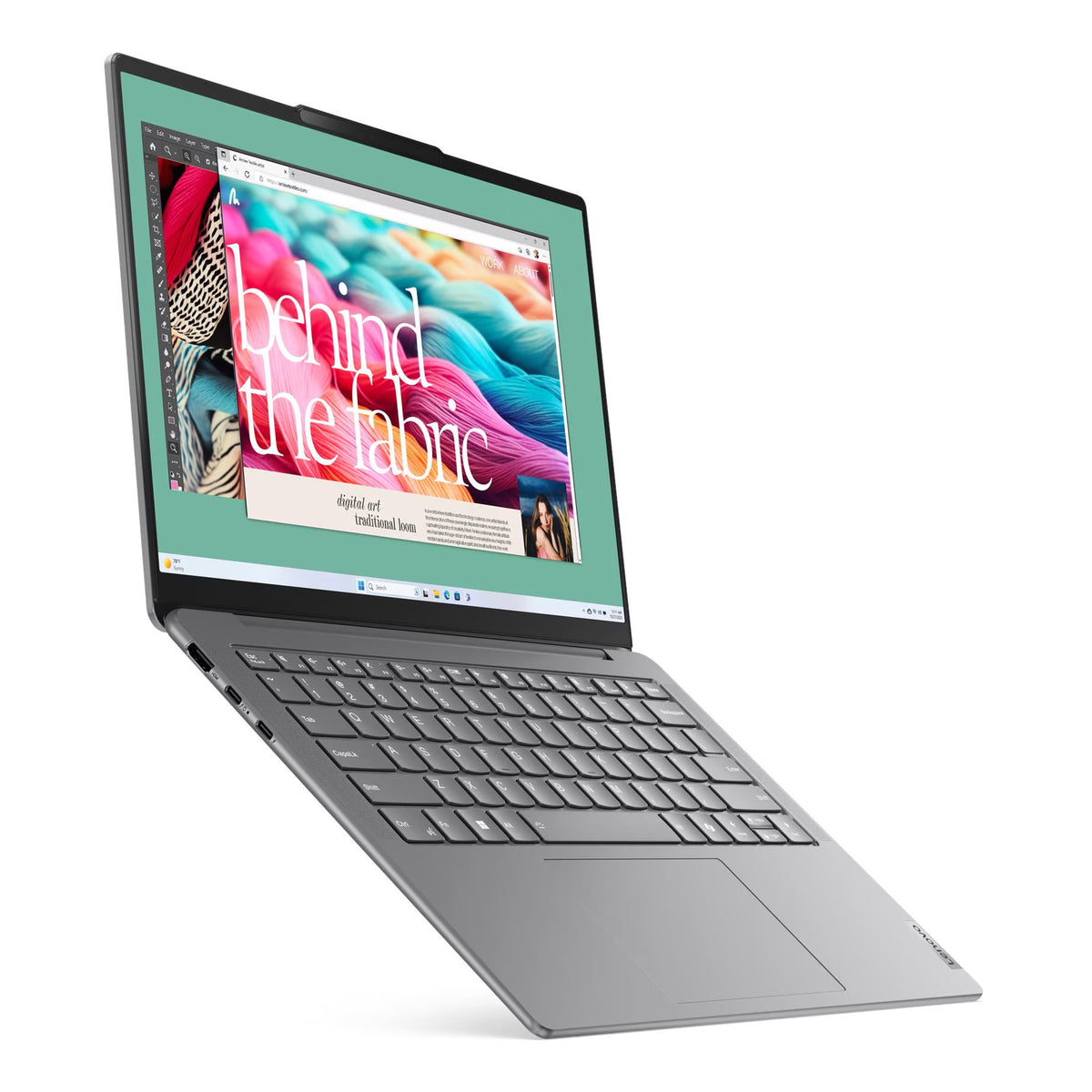 Yoga Slim 7 14" WUXGA OLED Laptop U7-155H 32GB 1TB W11H Grey (Refurbished)