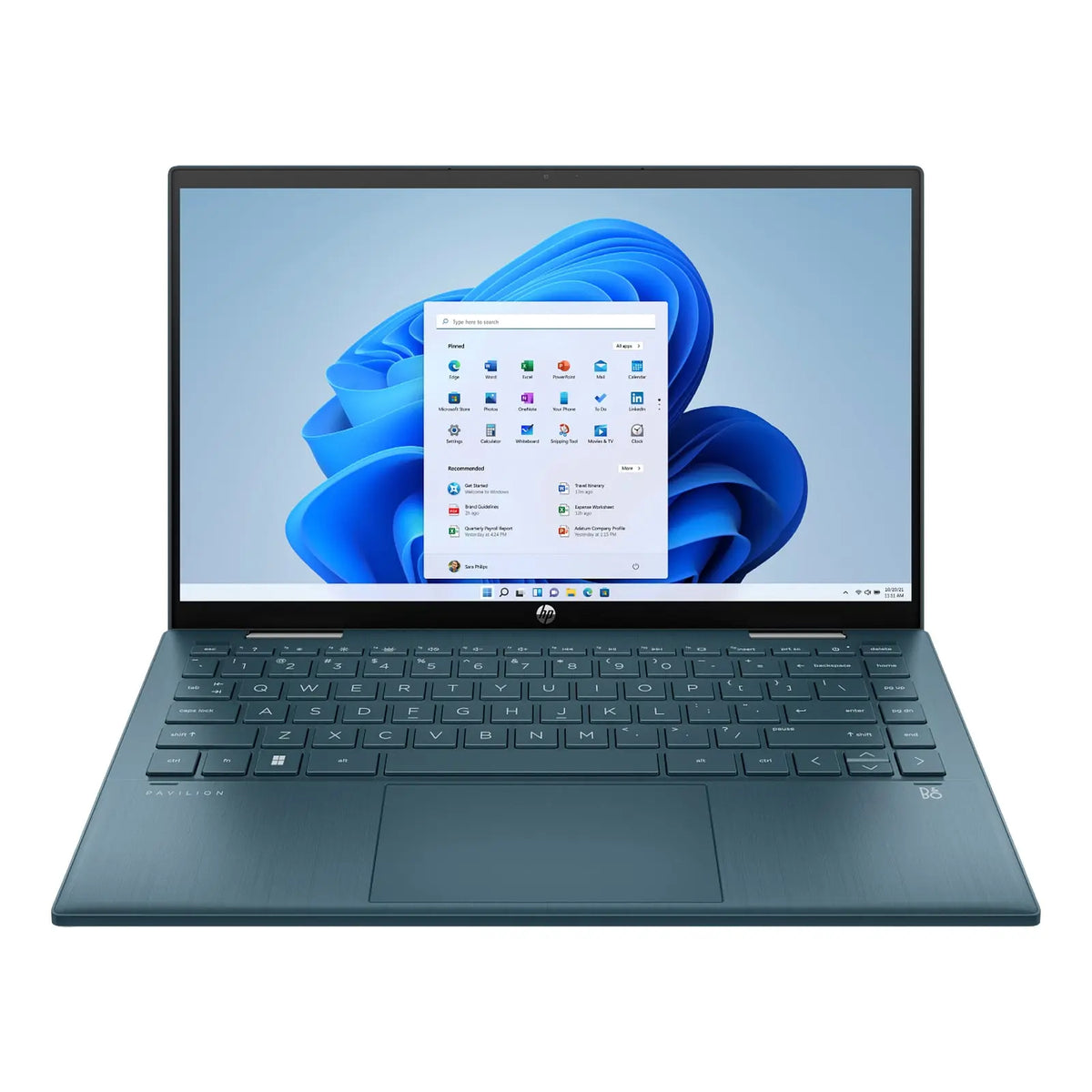 Pavilion x360 14" FHD 2-in-1 Laptop Pentium Gold 7505 8GB 256GB W11H Touch Spruce Blue (Refurbished) HP