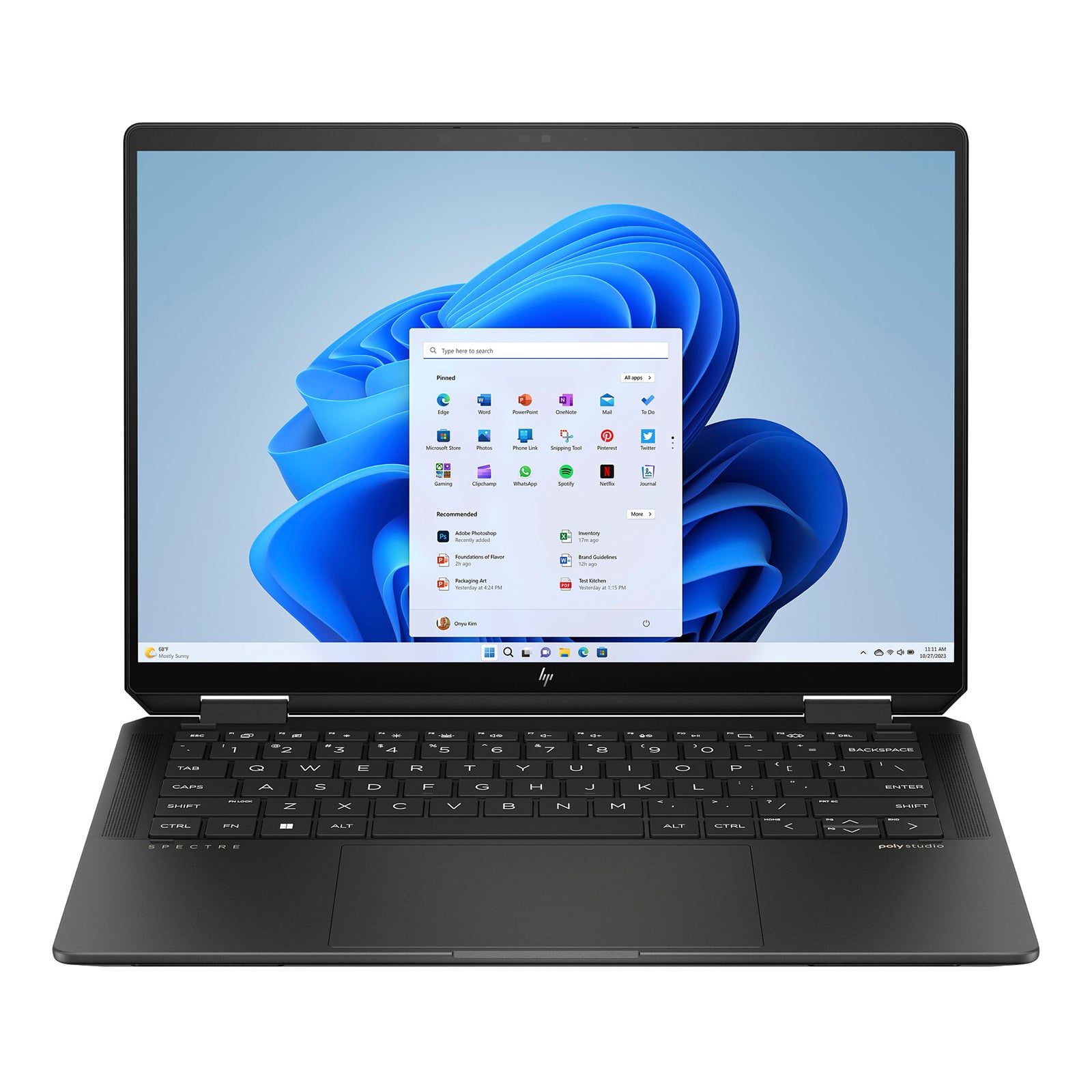 Spectre x360 14" 2.8K OLED 120Hz 2-in-1 Laptop U7-155H 32GB 1TB W11H Touch (Refurbished)
