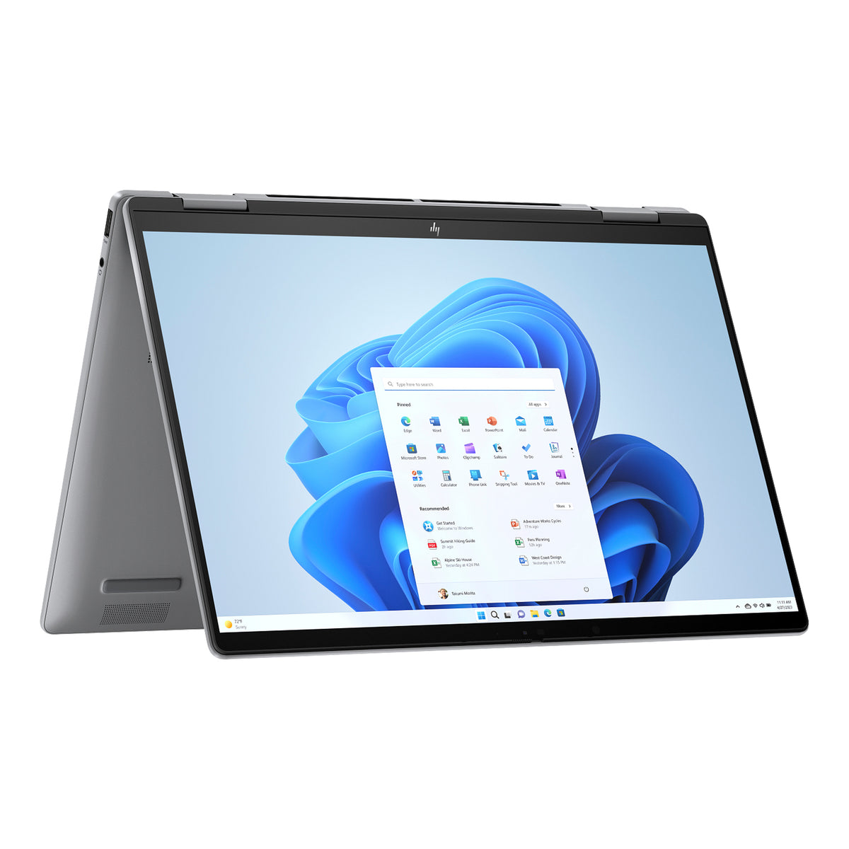Envy x360 14" 2-in-1 Laptop R5-8640HS 16GB 1TB W11H Touch Silver (Refurbished)