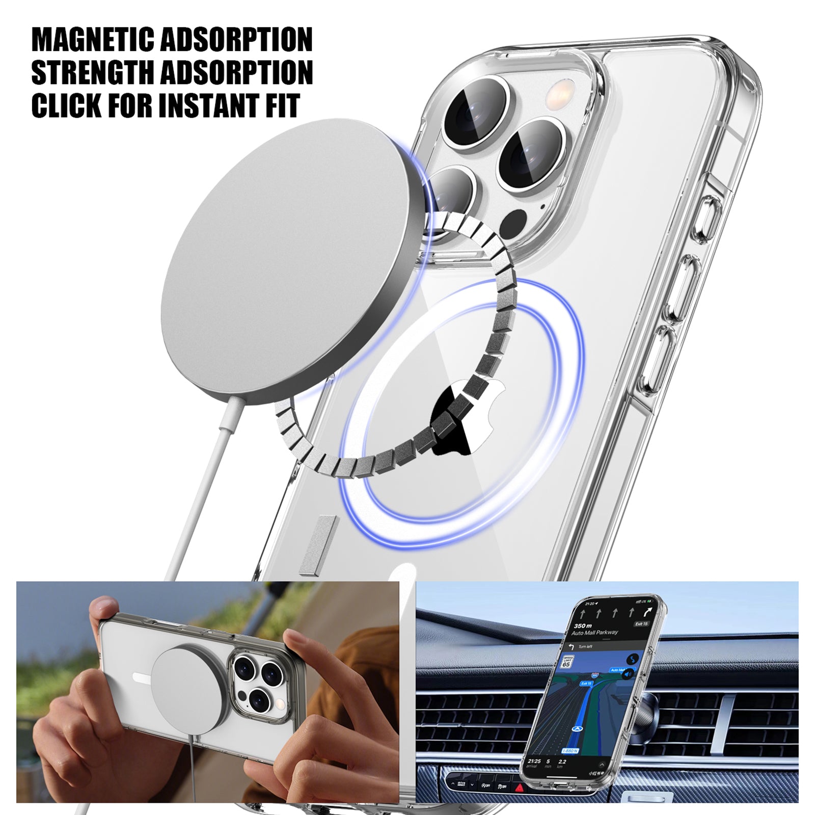 MagSafe Clear Case for iPhone 16 Pro Max