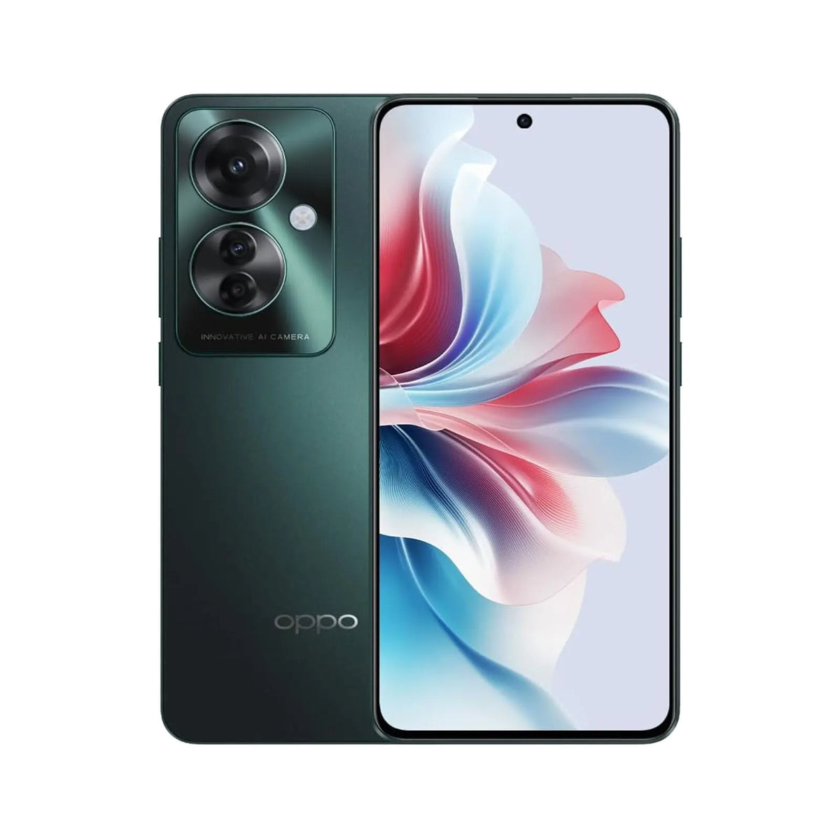 Reno11 F 5G Smartphone (Refurbished) - Oppo device showcasing design and display features.