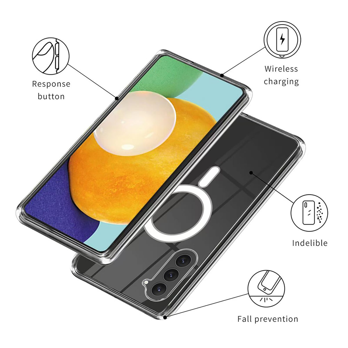 MagSafe Clear Case for Samsung Galaxy S23