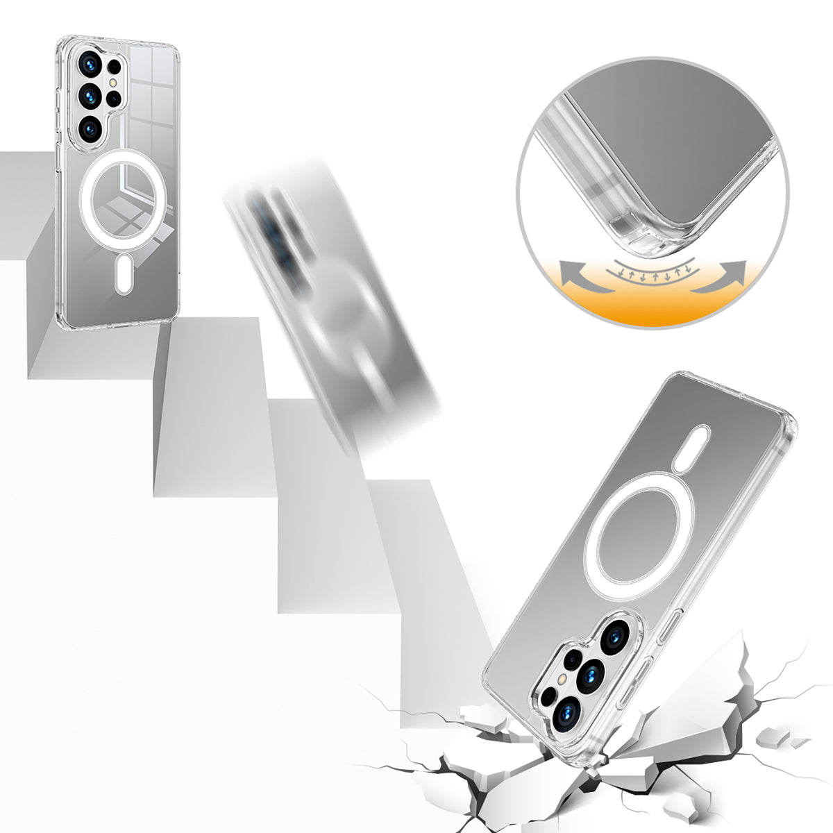 MagSafe Clear Case for Samsung Galaxy S26 Ultra