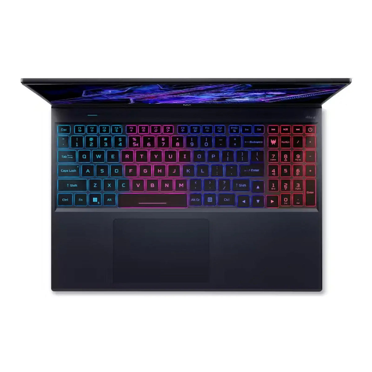 Predator Helios Neo 16" WQXGA 240Hz Gaming Laptop i9-14900HX 16GB 1TB RTX4070 W11H Black (Refurbished) keyboard.