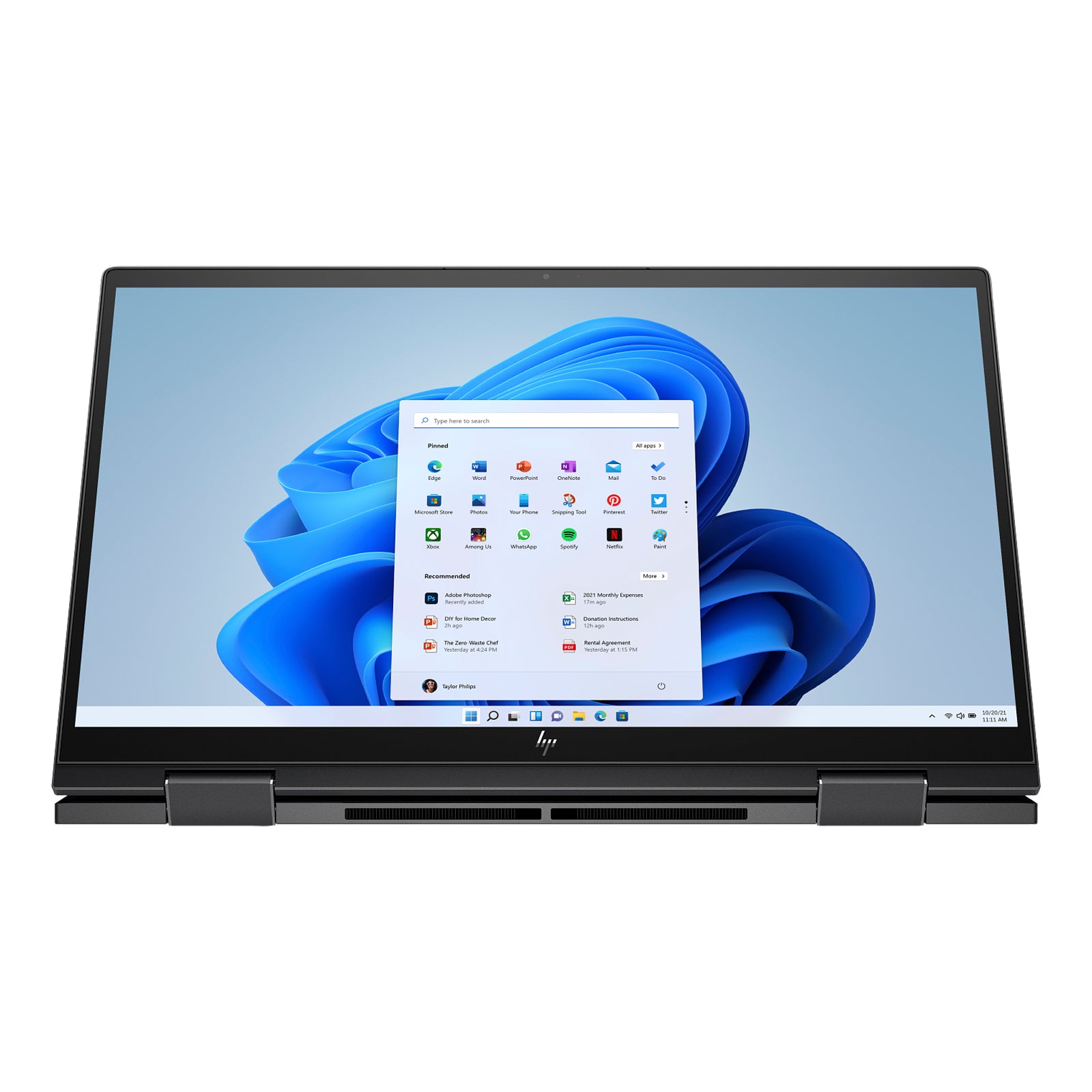 Envy x360 15.6" FHD 2-in-1 Laptop R5-5500U 8GB 512GB W11H Touch Black (Refurbished)