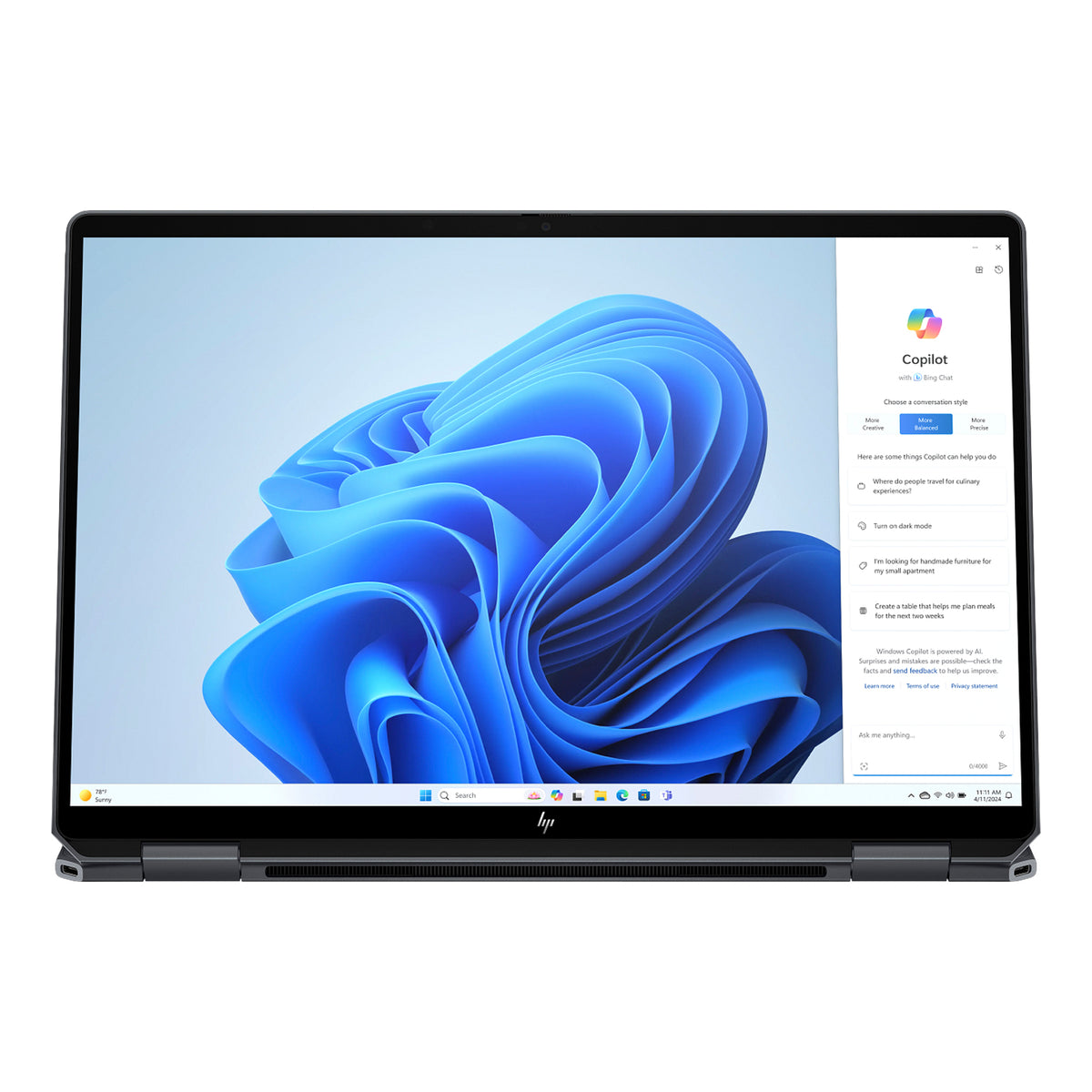 OmniBook Ultra Flip 14" Copilot+ PC 2-in-1 2.8K 120Hz OLED Laptop U5-226V 16GB 1TB W11H Touch (Refurbished)