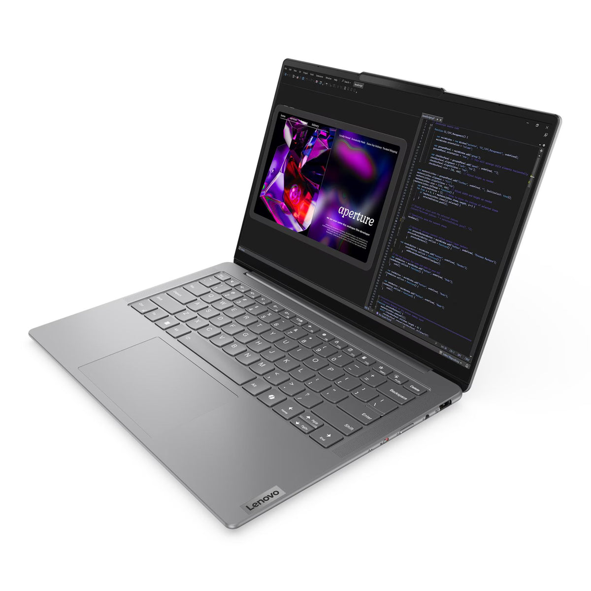 Yoga Slim 7 14" WUXGA OLED Laptop U7-155H 32GB 1TB W11H Grey (Refurbished)