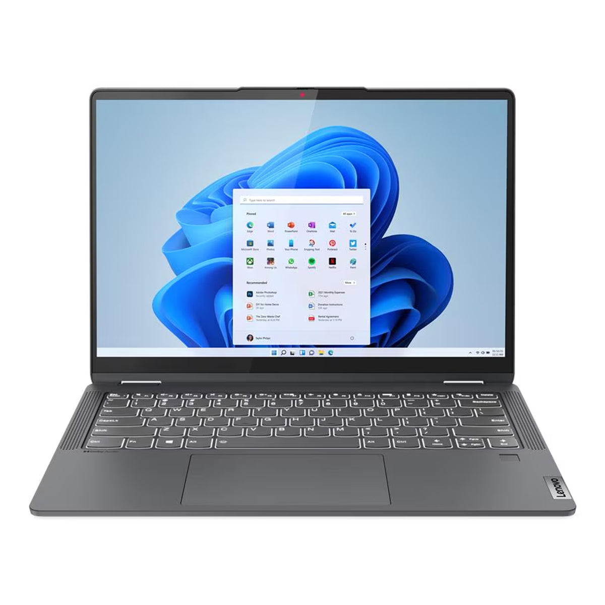 IdeaPad Flex 5 14" WUXGA 2-in-1 Laptop R5-5500U 16GB 512GB W11H Touch Storm Grey (Refurbished)