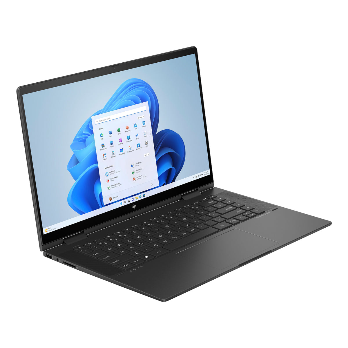 Envy x360 15.6" OLED 2-in-1 Laptop R5-7530U 16GB 512GB W11H Touch Black (Refurbished)