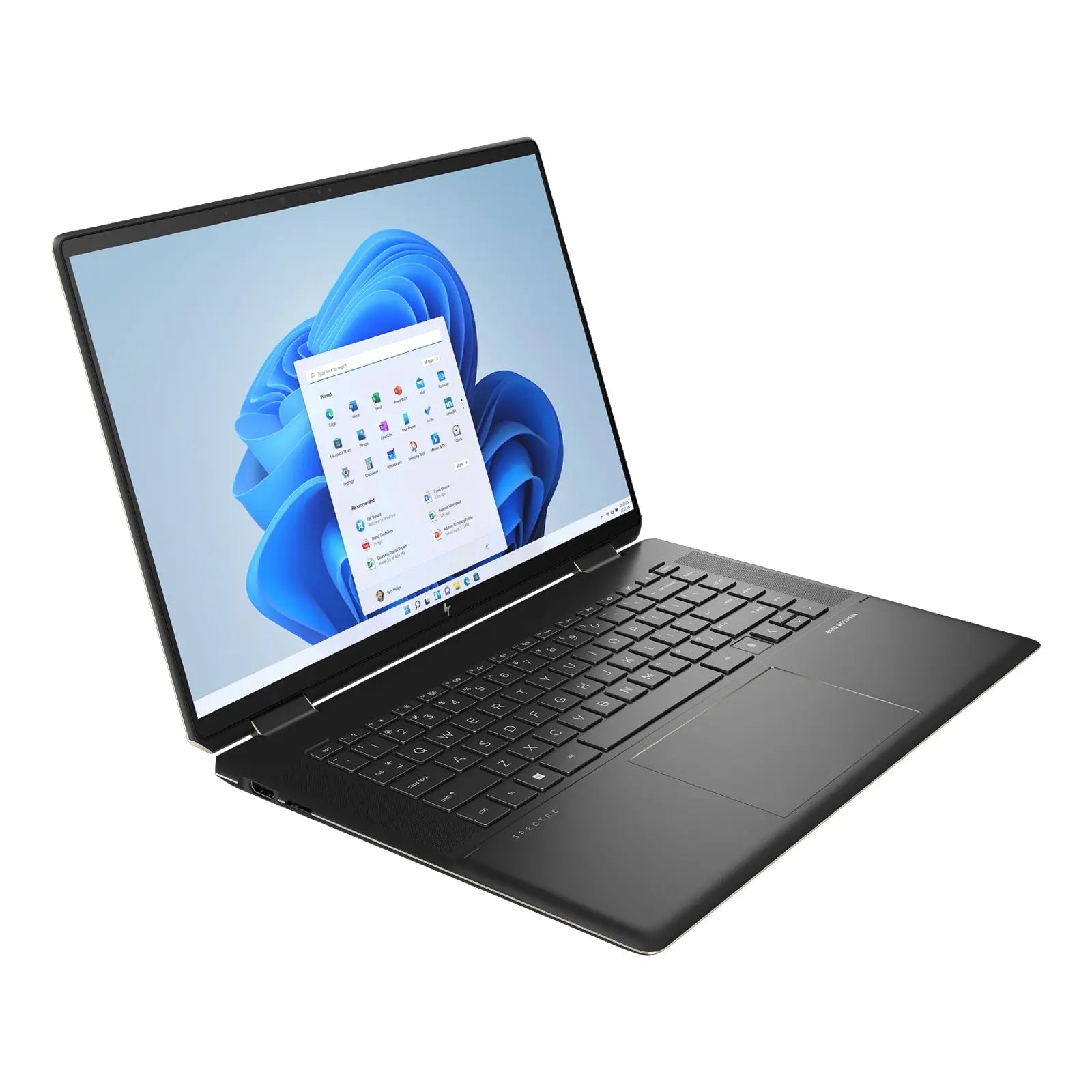 Spectre x360 16" 2-in-1 Laptop i7-11390H 16GB 512GB RTX3050 W11H Touch Black (Refurbished) HP
