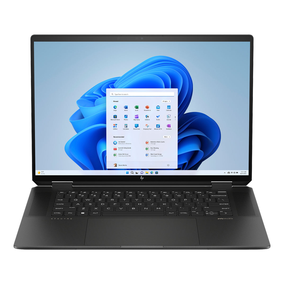 Spectre x360 16" 2.8K 120Hz OLED 2-in-1 Laptop U7-155H 32GB 1TB W11H Touch Black (Refurbished)