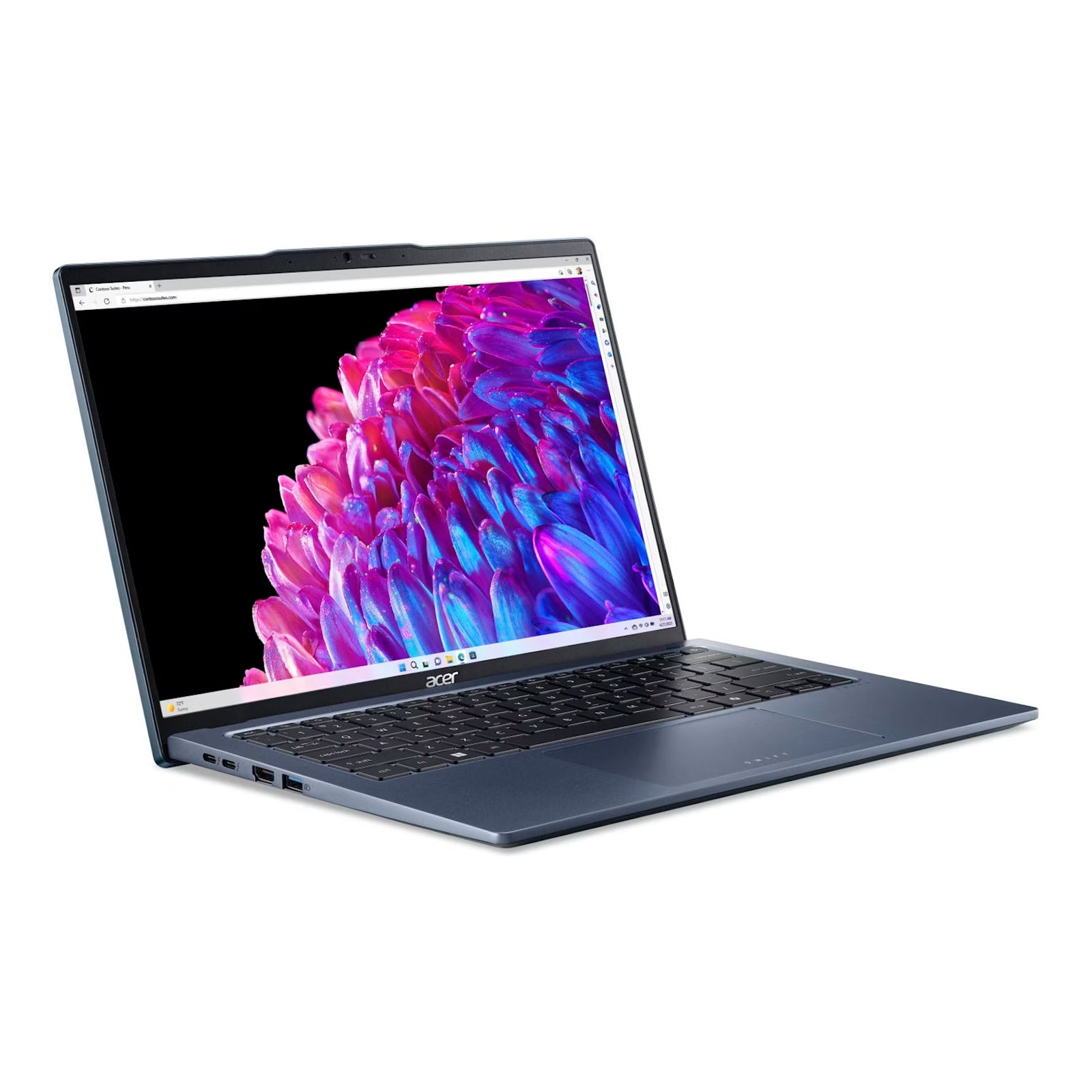 Swift Go 14 14" 2.8K OLED Laptop U5-125H 16GB 512GB W11H Blue (Refurbished)