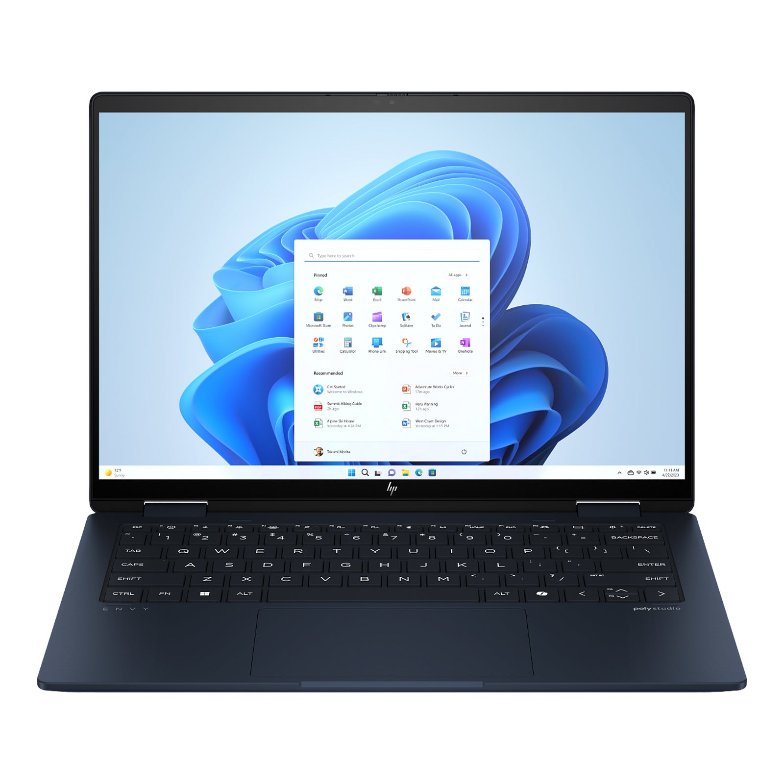 Envy x360 14" WUXGA 2-in-1 Laptop Ultra 5 125U 16GB 512GB W11H Touch Blue (Refurbished)