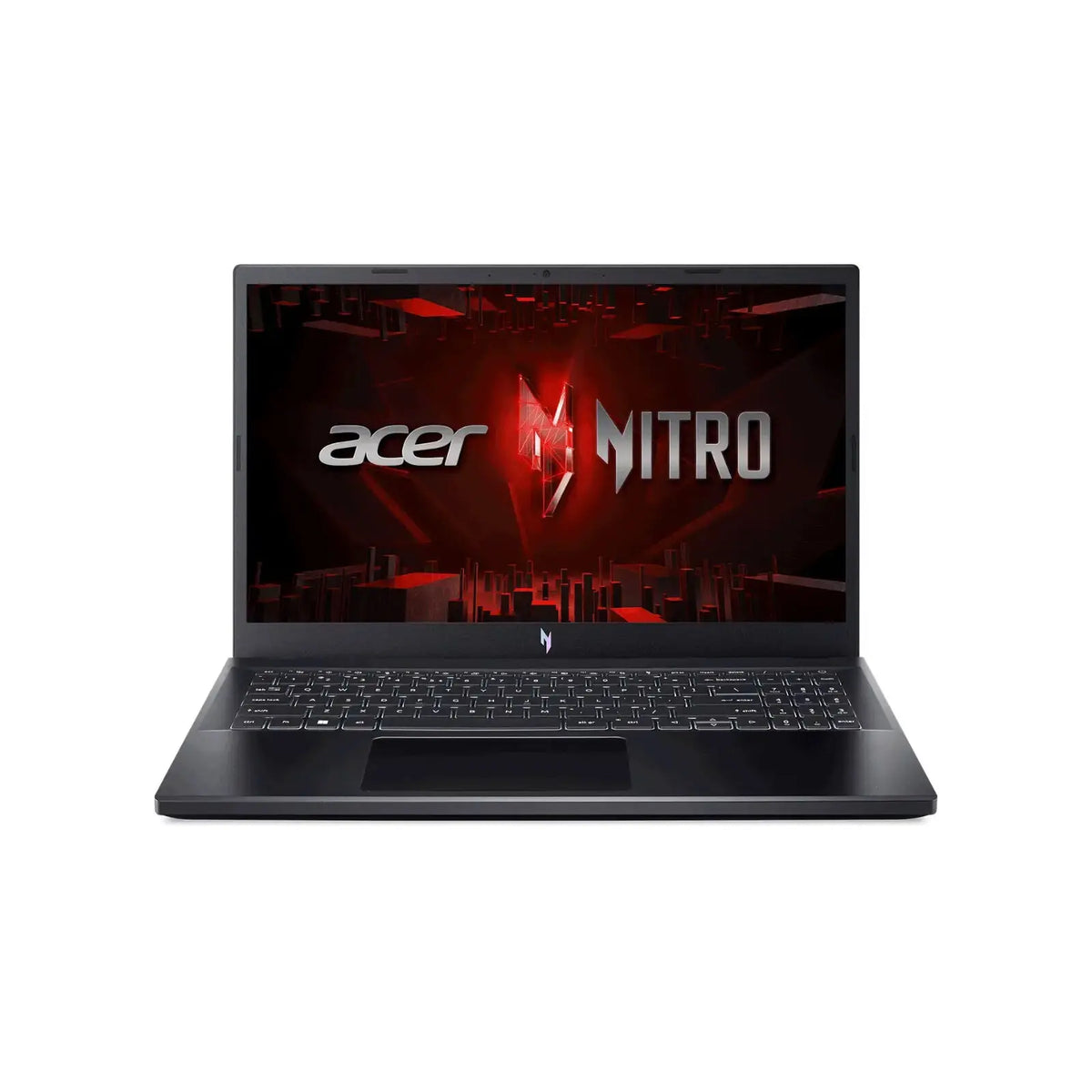 Nitro V 15.6" FHD 144Hz Gaming Laptop i5-13420H 16GB 512GB RTX 4050 W11H Black (Refurbished) with Acer logo.