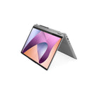 IdeaPad Flex 5 14" WUXGA 2-in-1 Laptop R7-7730U 16GB 512GB W11H Touch Arctic Grey (Refurbished) in convertible mode.
