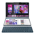 Yoga Book 9 2x 13.3" WQXGA+ OLED Dual-Screen Laptop U7-155U 32GB 1TB W11H Touch Tidal Teal [No Mouse/Touchpad] (Refurbished) - Dual screens in use.