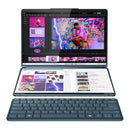 Yoga Book 9 2x 13.3" WQXGA+ OLED Dual-Screen Laptop U7-155U 32GB 1TB W11H Touch Tidal Teal [No Mouse/Touchpad] (Refurbished) - Dual screens in use.
