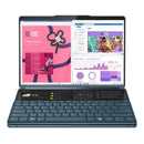 Yoga Book 9 2x 13.3" WQXGA+ OLED Dual-Screen Laptop U7-155U 32GB 1TB W11H Touch Tidal Teal [No Mouse/Touchpad] (Refurbished) showcasing dual screens.