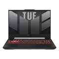 TUF Gaming A15 (2022) 15.6" FHD 144Hz Gaming Laptop R7-6800H 16GB 512GB RTX3070 W11H Mecha Grey (Refurbished) front view.