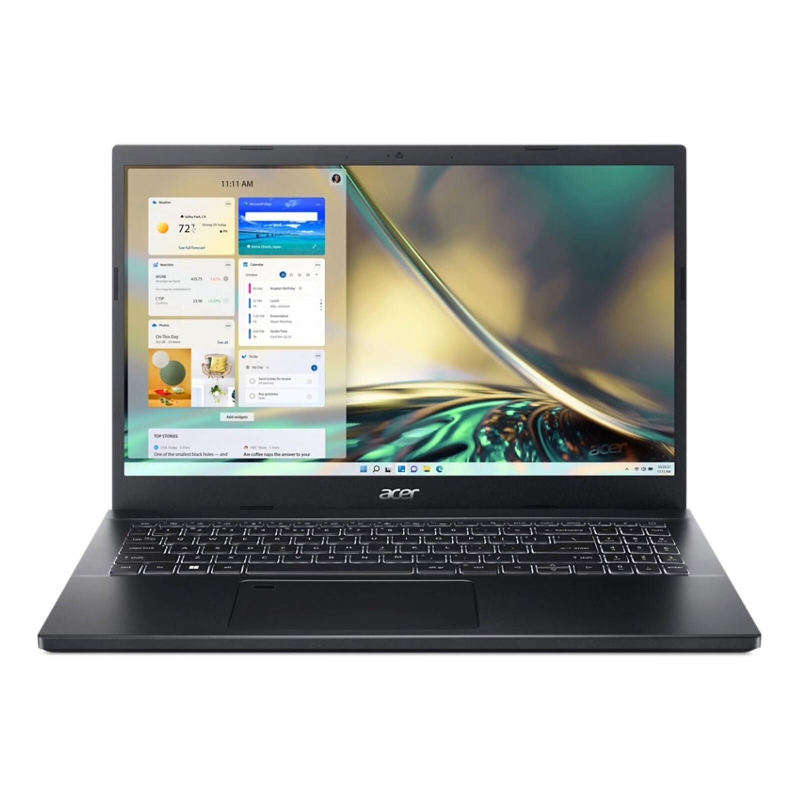 Aspire 7 15.6" FHD 144Hz Gaming Laptop i5-1240P 16GB 512GB GTX 1650 W11H Black (Refurbished)
