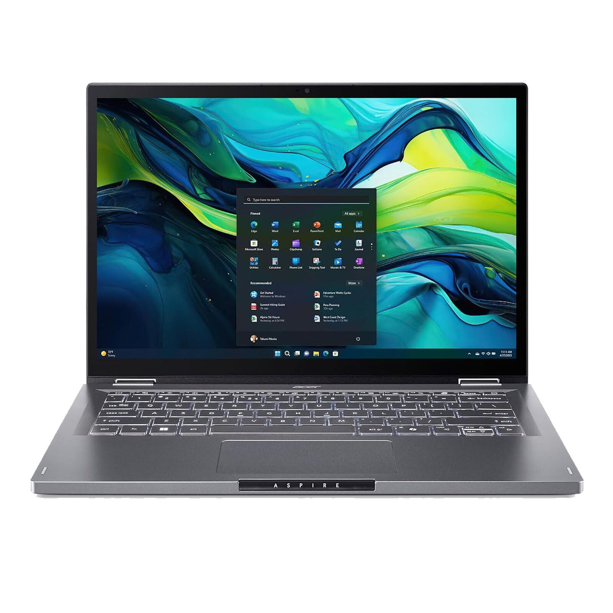Aspire Spin 14" WUXGA 2-in-1 Laptop 7-150U 16GB 512GB W11H Touch Grey (Refurbished)