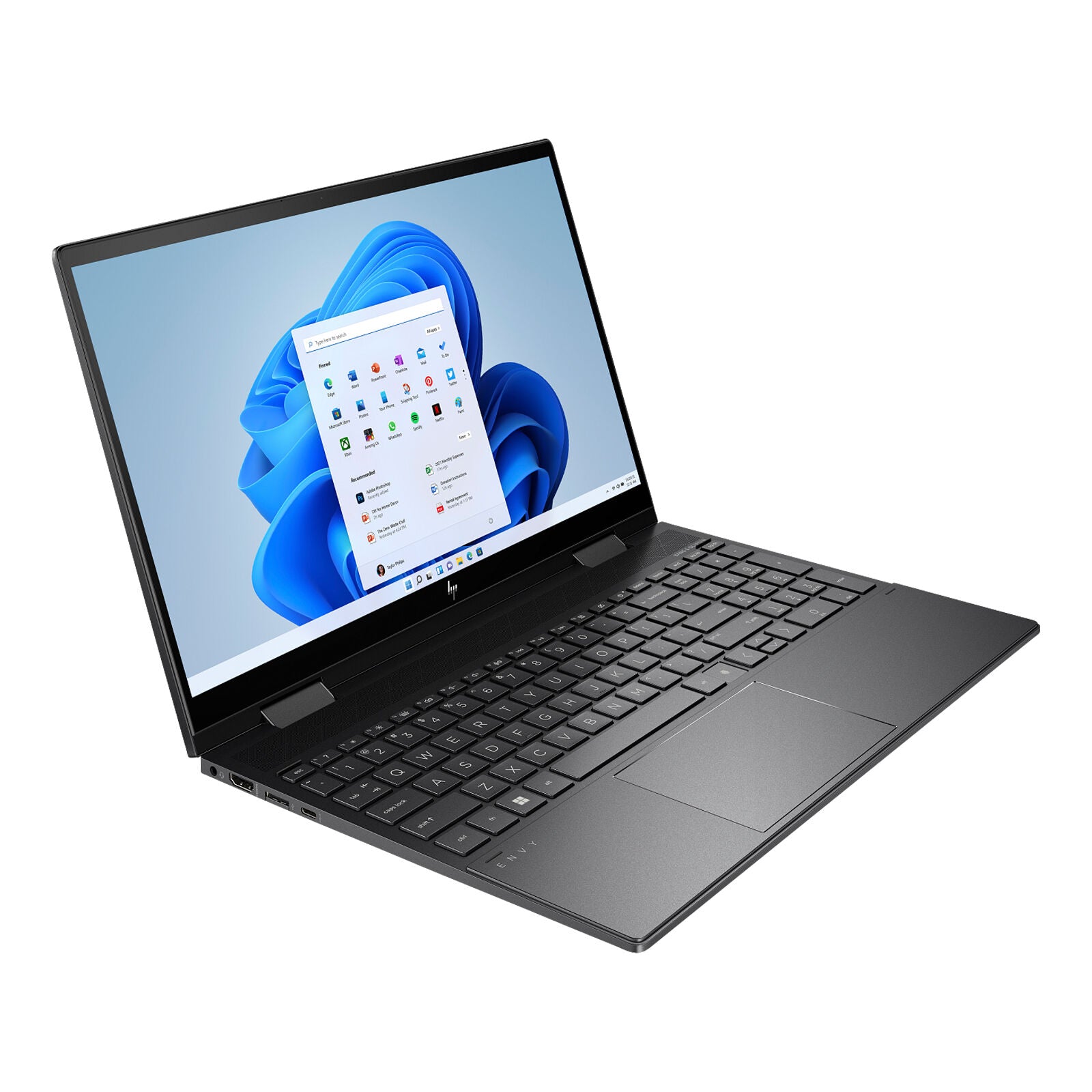 Envy x360 15.6" FHD 2-in-1 Laptop R5-5500U 8GB 512GB W11H Touch Black (Refurbished)