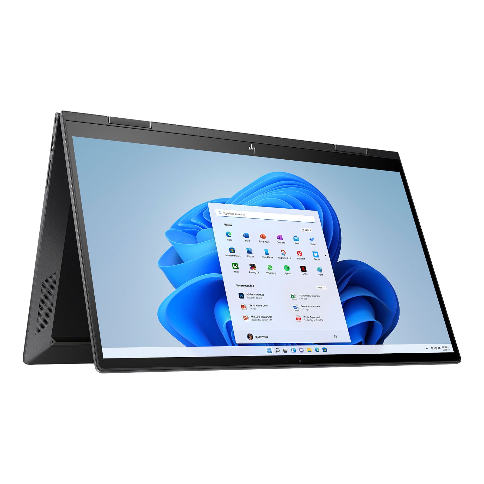 Envy x360 15.6" FHD 2-in-1 Laptop R5-5500U 8GB 512GB W11H Touch Black (Refurbished)