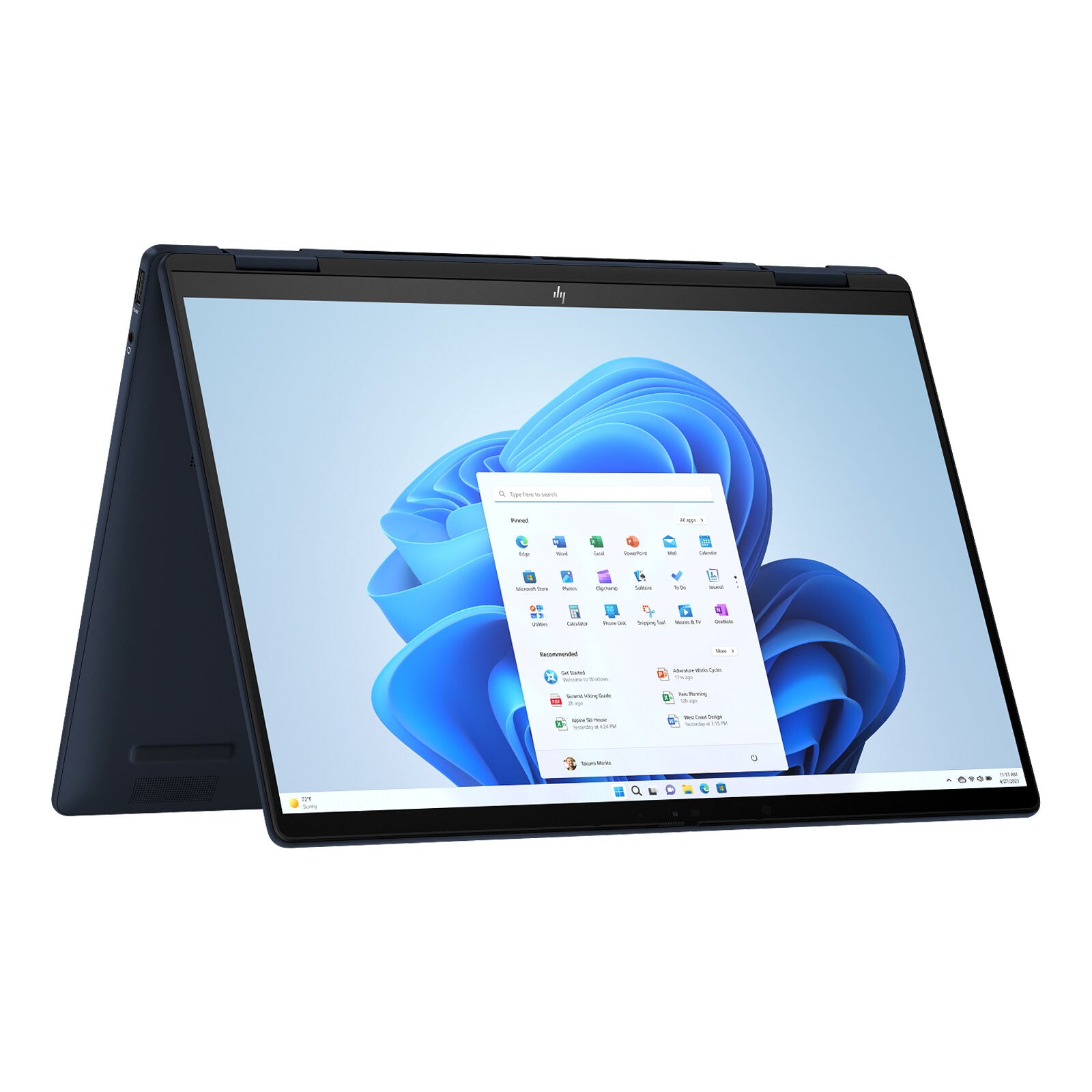 Envy x360 14" WUXGA 2-in-1 Laptop Ultra 5 125U 16GB 512GB W11H Touch Blue (Refurbished)