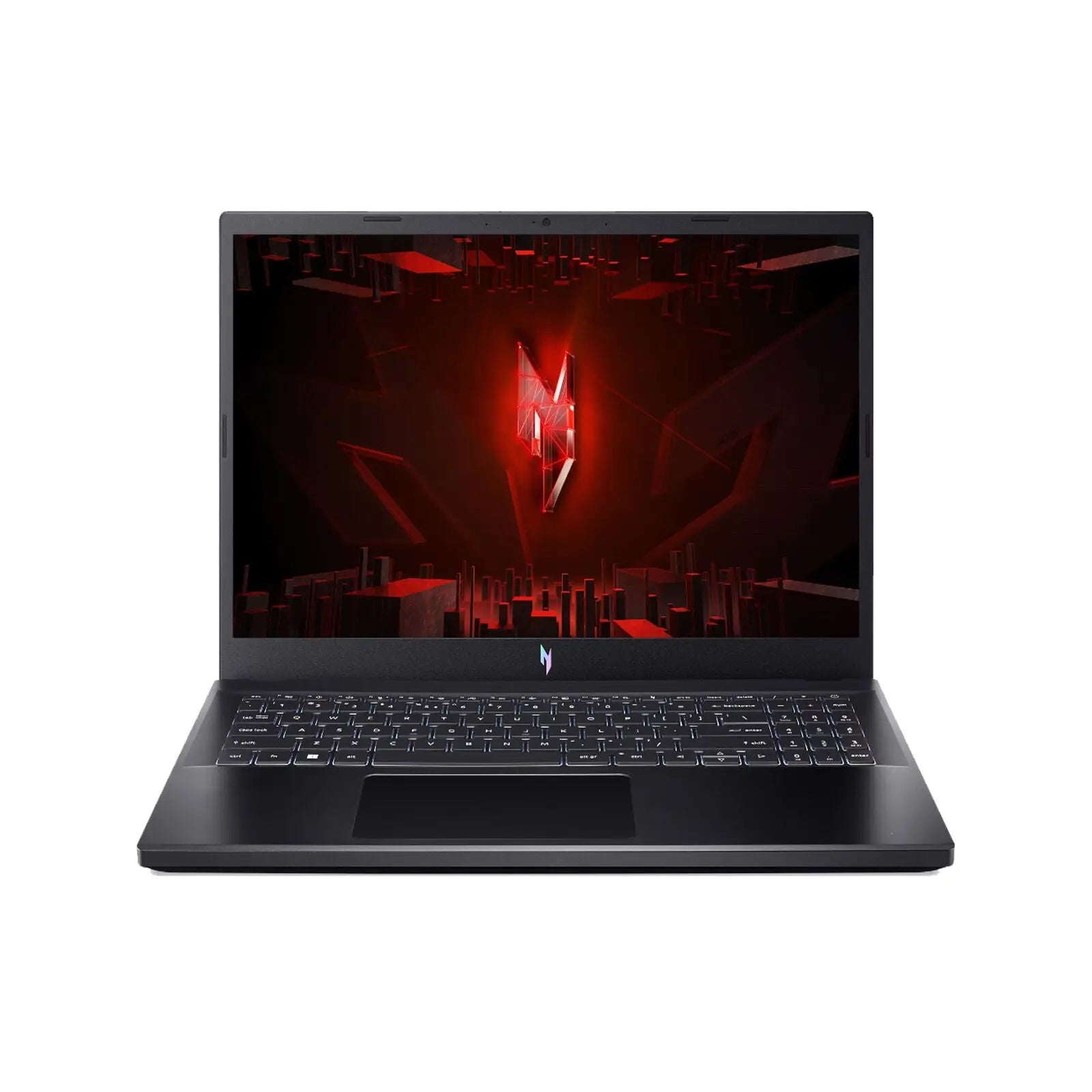 Nitro V 15.6" FHD 144Hz Gaming Laptop i9-13900H 32GB 1TB RTX4050 W11H (Refurbished) front view on a black background