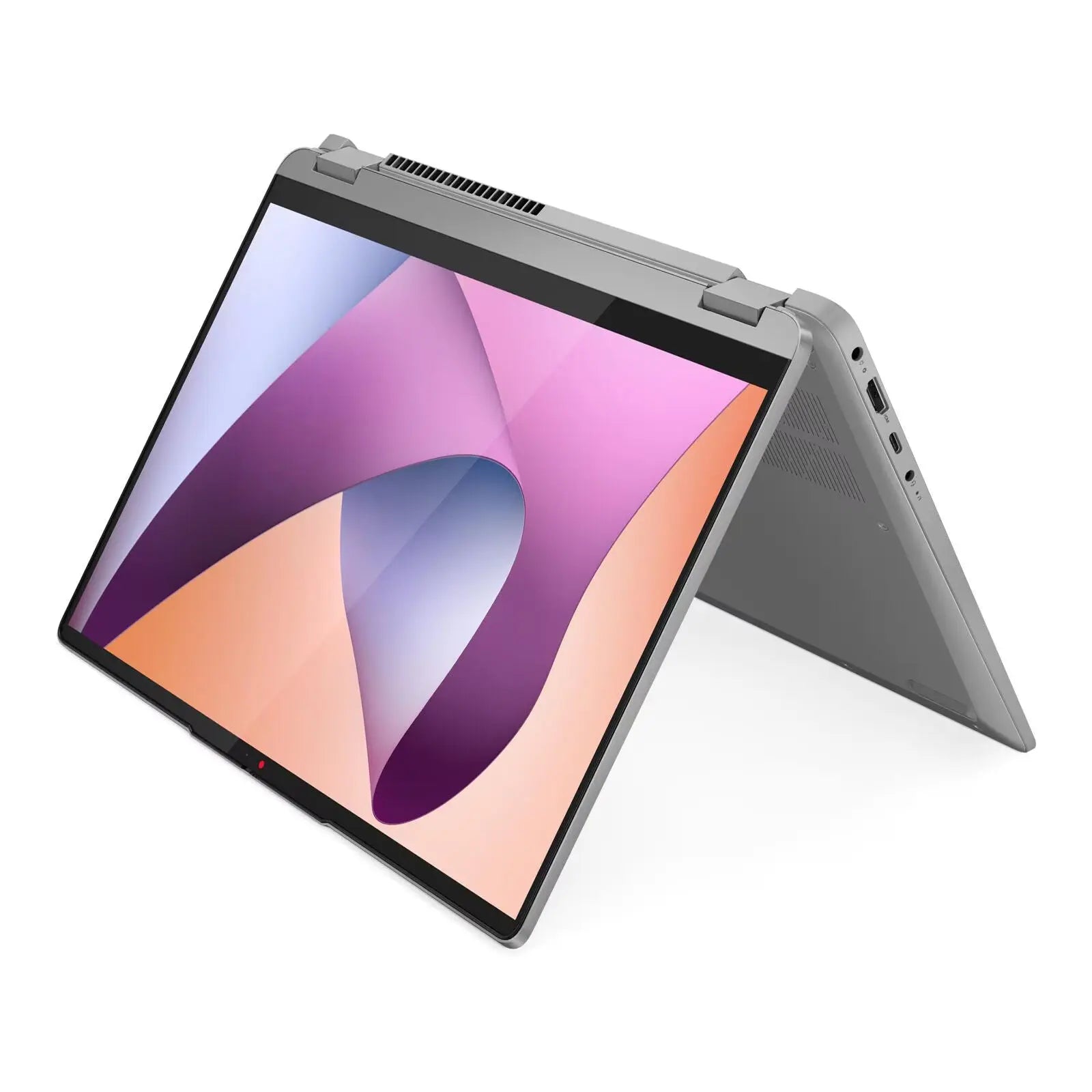 IdeaPad Flex 5 14" WUXGA 2-in-1 Laptop i7-1355U 16GB 1TB W11H Touch Arctic Grey (Refurbished) - angled view