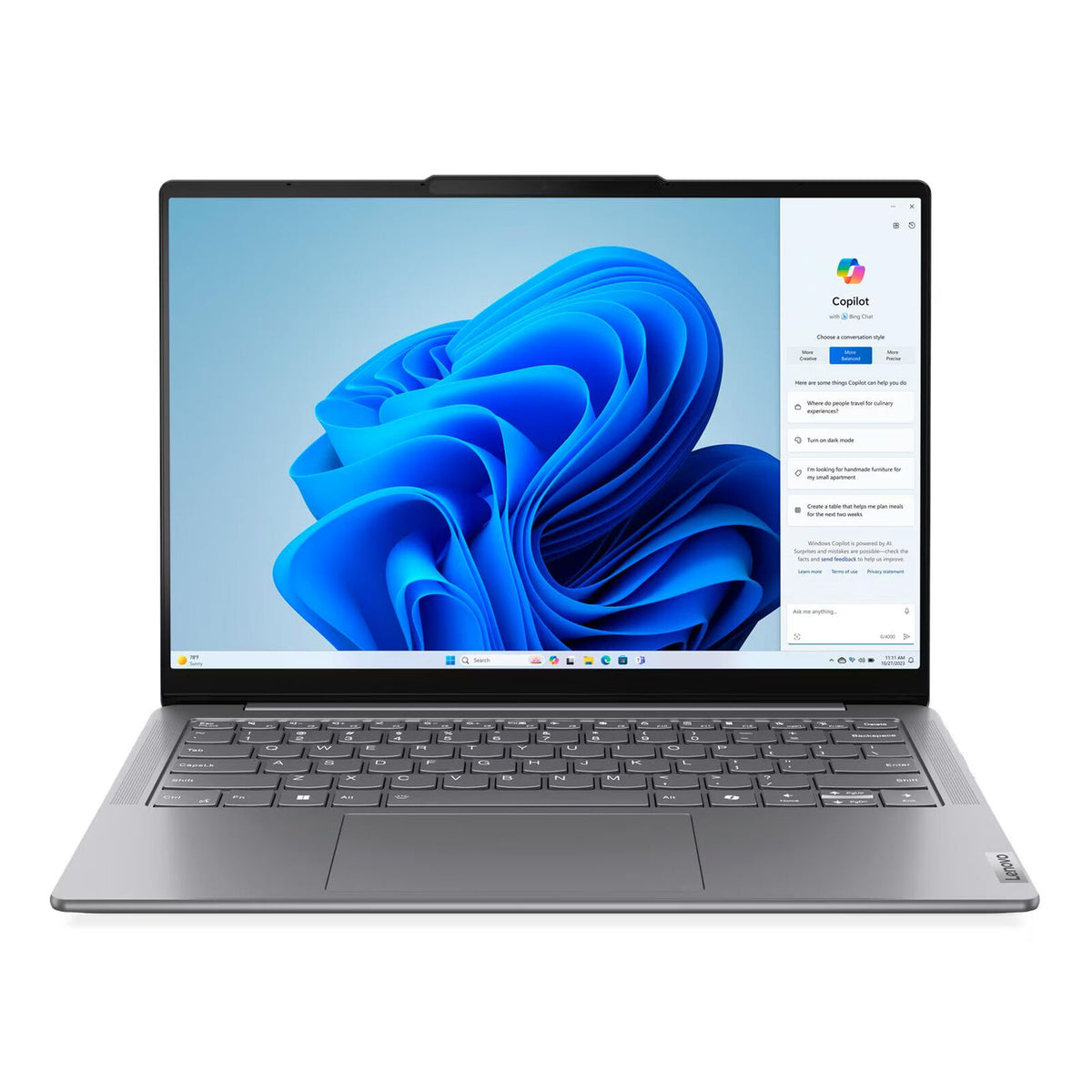 Yoga Slim 7 14" WUXGA OLED Laptop U7-155H 32GB 1TB W11H Grey (Refurbished)