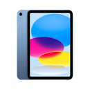 iPad 10th Gen (2022) 10.9" A14 WiFi + Cellular (Brand New) displayed in blue with vibrant colored backgrounds.