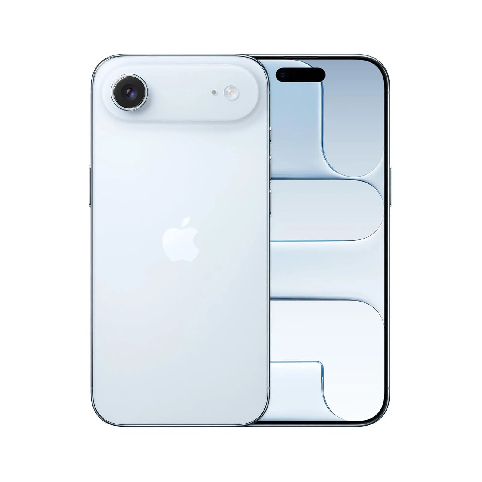 iPhone Air (Refurbished) showing front and back design with Apple logo and sleek finish.