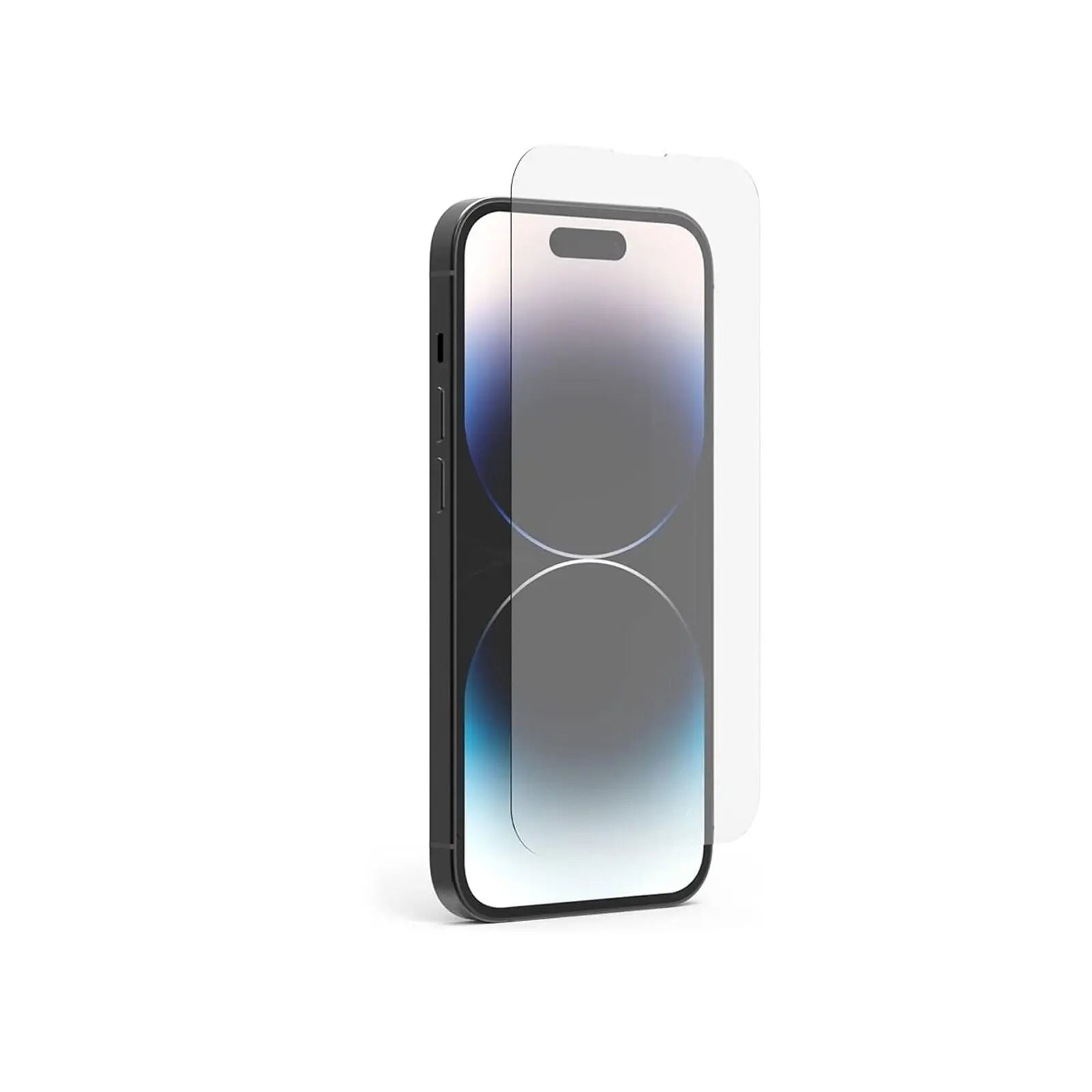 9H 2.5D Tempered Glass Screen Protector for iPhone 15 Pro Max, 15 Plus & 16 Plus (Brand New) on smartphone display