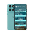 Edge 60 Fusion 5G Smartphone (Brand New) in blue with quad-curved display and camera specifications highlighted.
