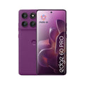 Edge 60 Pro 5G Smartphone (Refurbished) in purple with triple camera system and pOLED display.