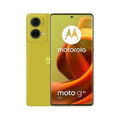 Moto G85 5G Smartphone (Brand New) in dynamic yellow with P-OLED display and dual camera design.