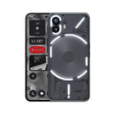 Nothing Phone (2) (Brand New) showcasing its unique design and LED lights on a modern Android interface.