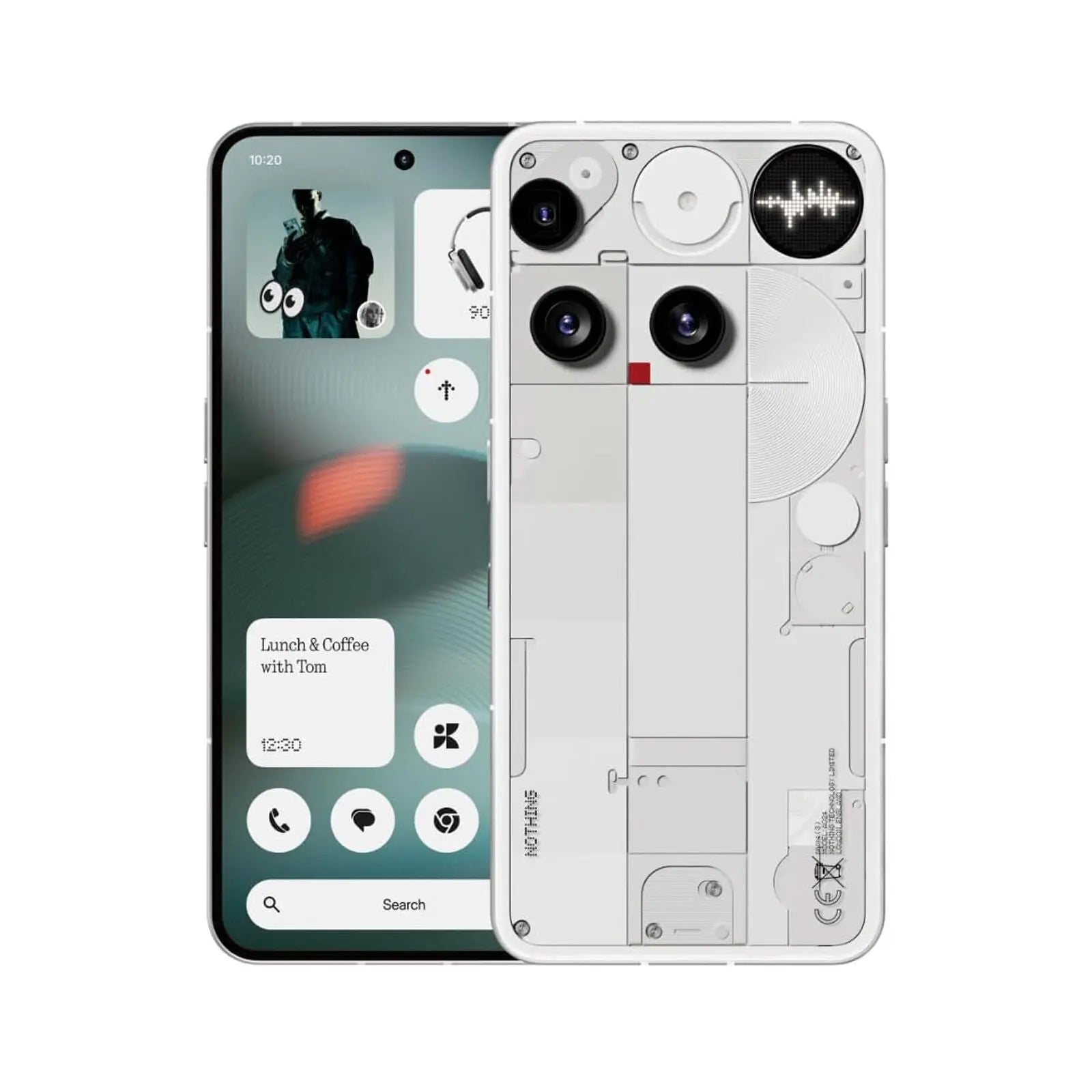 Phone (3) 5G Smartphone (Refurbished) shown with a unique design and modern interface.
