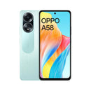 A58 4G Smartphone (Refurbished) with 6.72-inch display and dual camera design.
