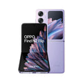 OPPO Find N2 Flip 5G Smartphone (Brand New) folded and unfolded view showcasing its design and features.