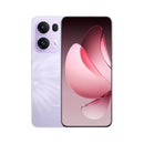 Reno13 Pro 5G Smartphone (Brand New) in a sleek purple design showcasing its AMOLED display and camera features.