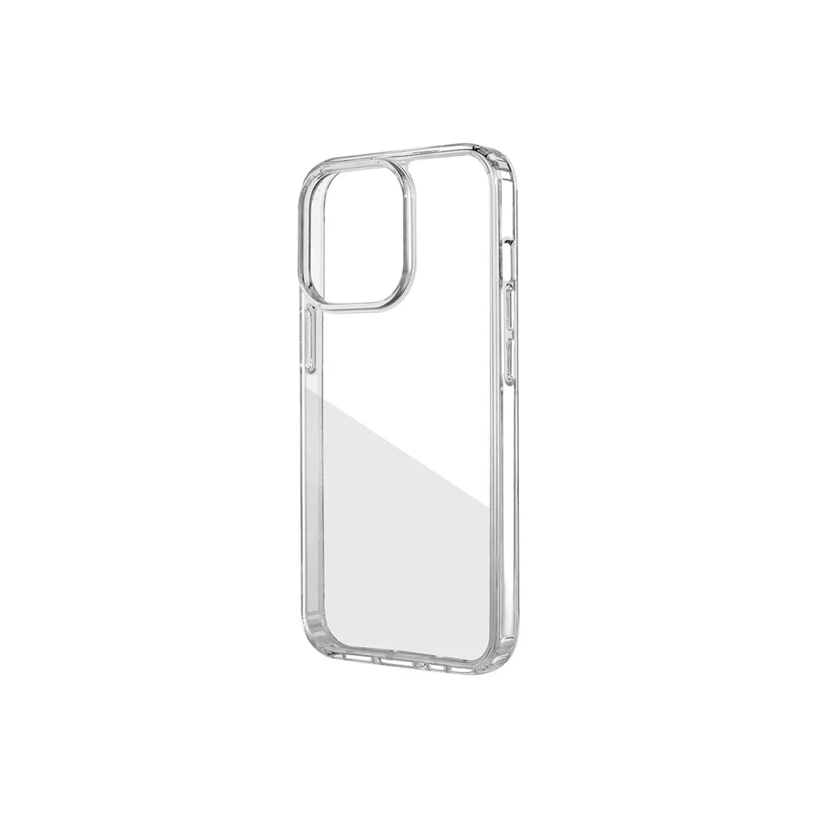 High Quality Acrylic + TPU Hybrid Transparent Case Cover for iPhone 13 / 14 (Brand New) - Clear design showing durability.