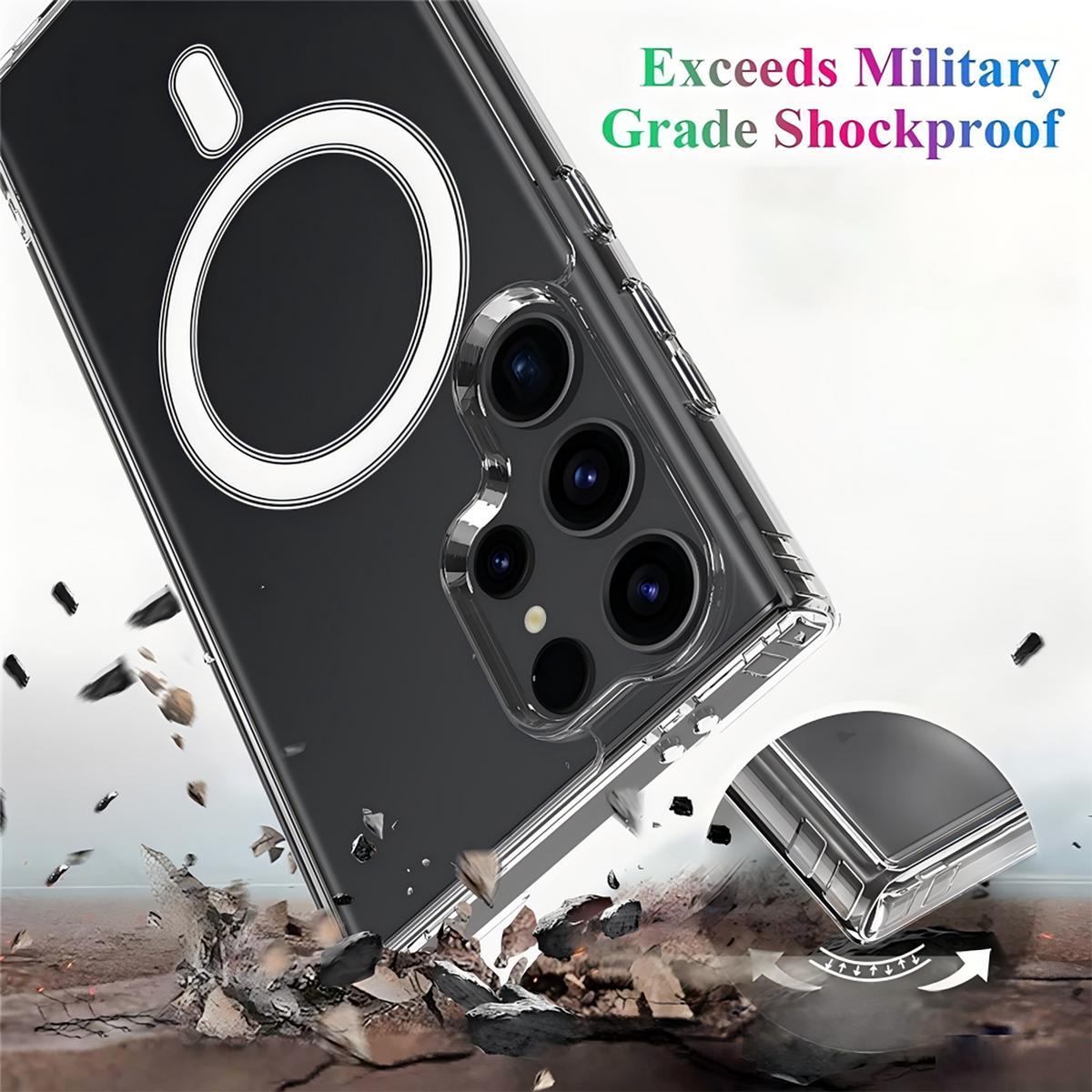 MagSafe Clear Case for Samsung Galaxy S24 Ultra