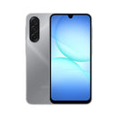 Galaxy A17 4G (Brand New) - Silver color, sleek design with Corning Gorilla Glass front, displaying vibrant screen.