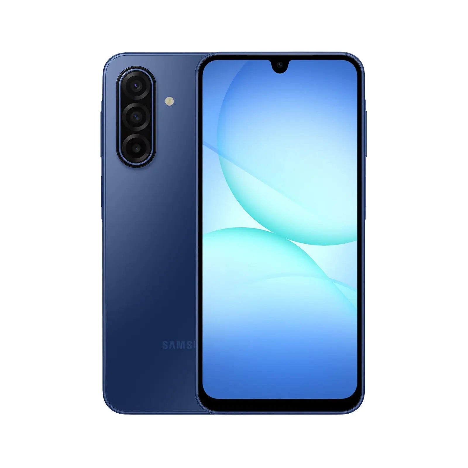 Samsung Galaxy A17 5G (Refurbished) - Blue color with a sleek design and vibrant display.