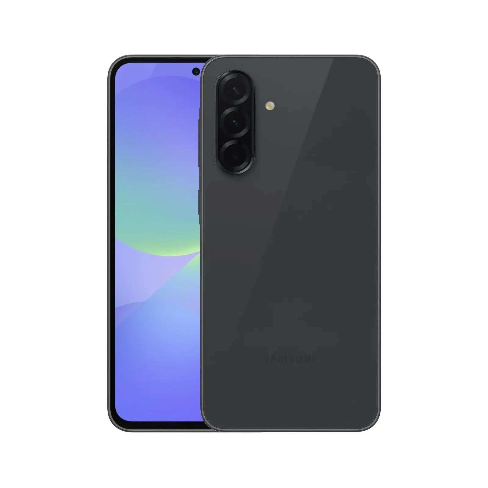 Samsung Galaxy A36 5G (Refurbished) smartphone showcasing its sleek design and Super AMOLED display.